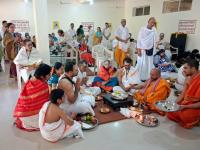 Uttar Bharat Yatra 2025 - Surat Camp, Day 2 (06 March 2025). Shri Paduka Pujana